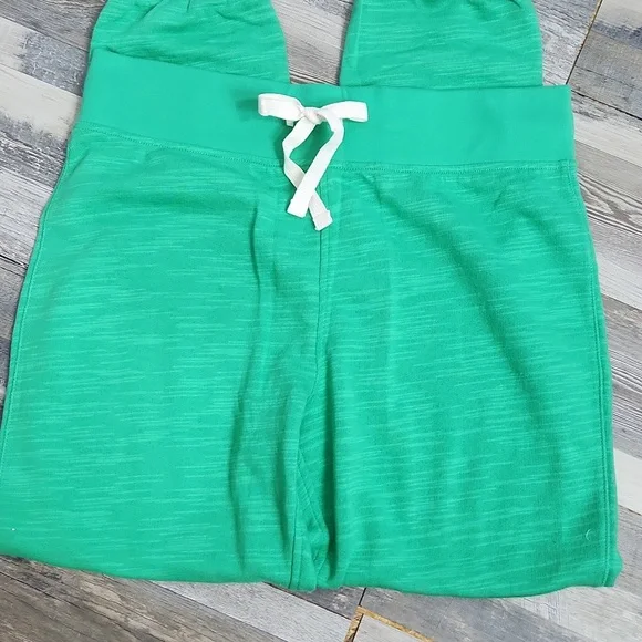J. Crew Heritage Cotton Fleece Jogger Pants Green - Medium - Picture 4 of 8